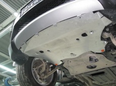 Защита алюминиевая Alfeco для радиатора BMW Х5 E70 2006-2013